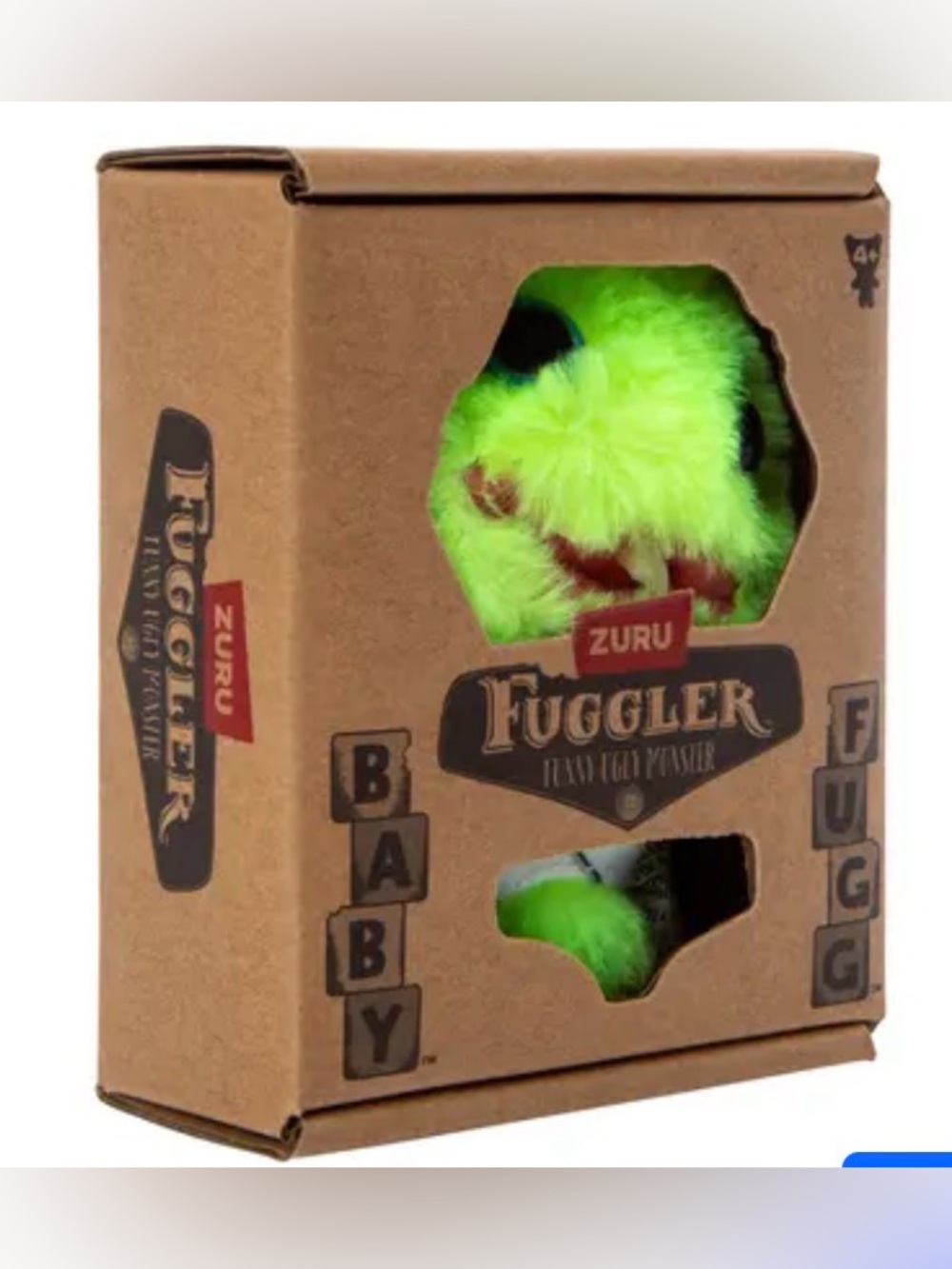 ZURU Baby Fuggler Funny Ugly Monster Plush Toy ⭐️⭐️EUC⭐️⭐️